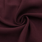 RUCHED SLIT MIDI DRESS IN BURGUNDY