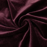 lantern sleeve velvet maxi dress in burgundy