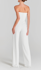 MESH PEARL JUMPSUIT TWO PIECE