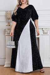 Aviana Sequined Maxi Dress