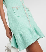 MINT SEQUIN KNIT MINI DRESS