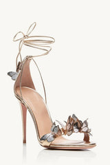 Jazma Papillon Sandals -  Champagne