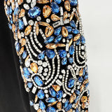 HARRIET MARTINI DROP CRYSTAL-EMBELLISHED MIDI DRESS