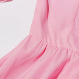 petals strapless tulle maxi dress in pink