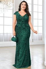 Brielle Sleeveless Sequined Maxi Dress