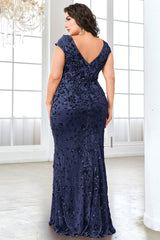 Brielle Sleeveless Sequined Maxi Dress