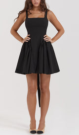 BLACK BOW MINI DRESS styleofcb 