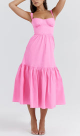 FRENCH PINK MIDI SUNDRESS styleofcb 