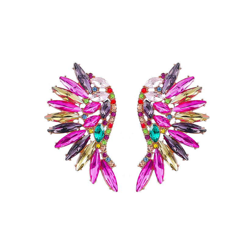 RAINBOW RHINESTONE EARRINGS