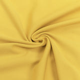 YELLOW LONG SLEEVE RUCHED SATIN MAXI DRESS