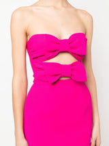 CUT OUT STRAP MINI DRESS IN PINK