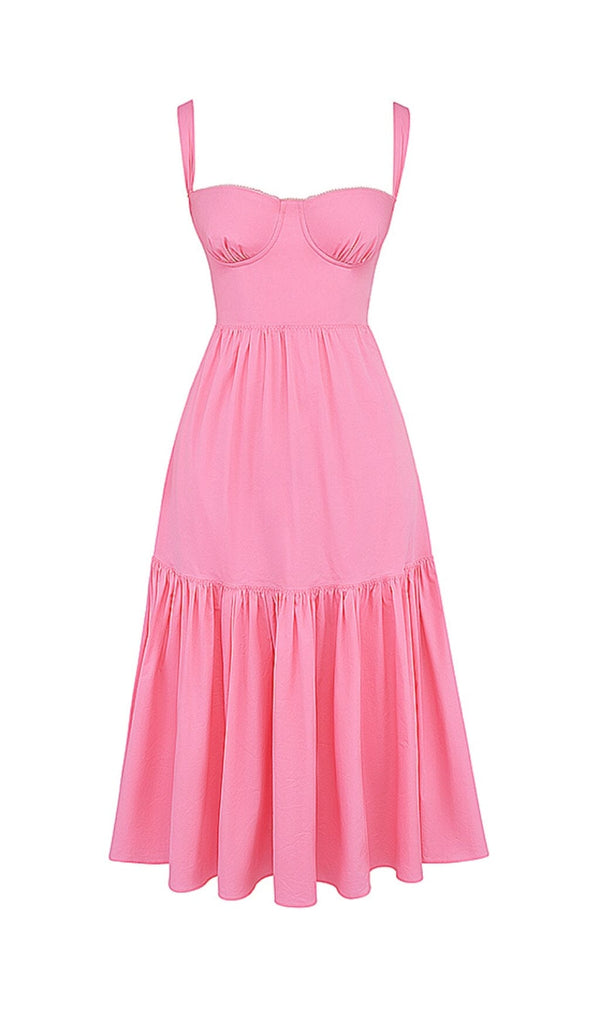 FRENCH PINK MIDI SUNDRESS styleofcb 