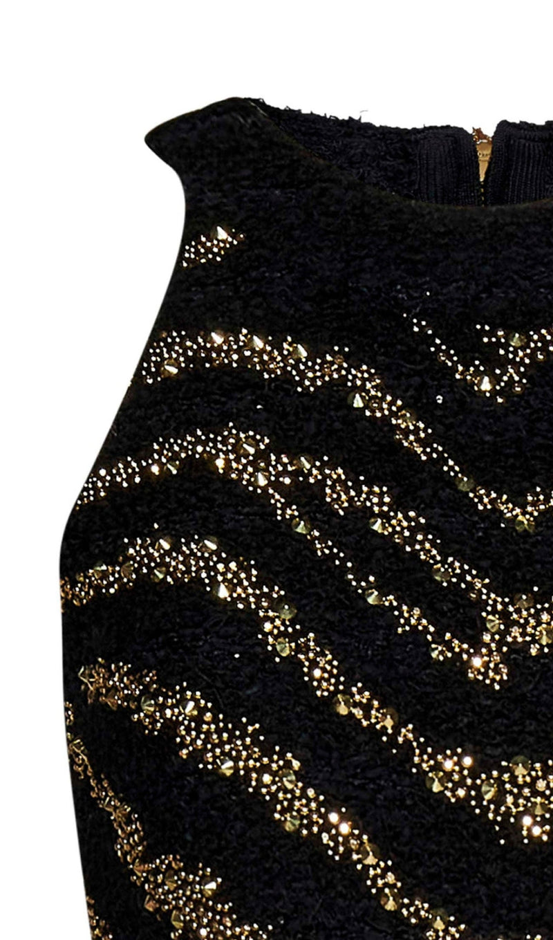 RHINESTONE KNITTED TOP