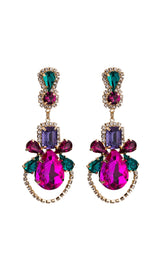 ISADOR GEM DROP EARRINGS IN COLORFUL