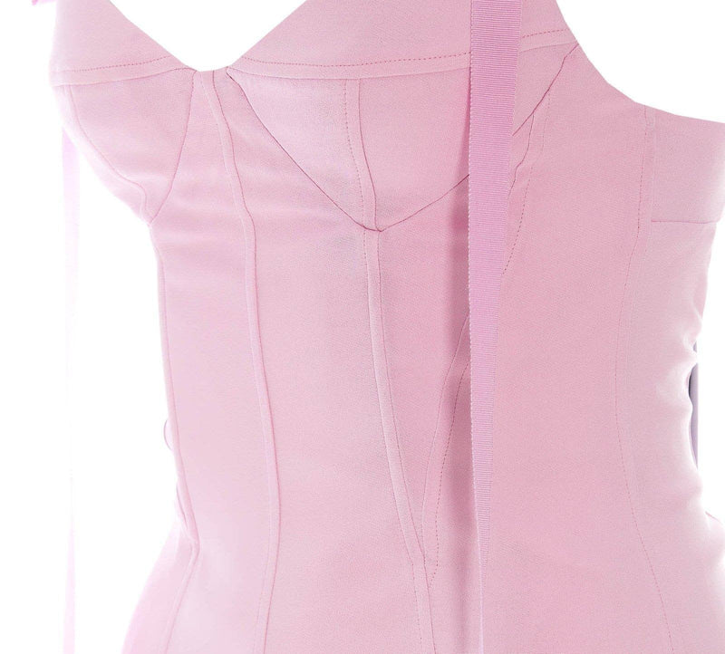 STRAPY SLIM MAXI DRESS IN PINK