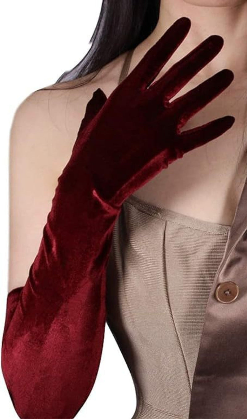 RED VELVET GLOVES