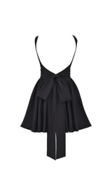 BLACK BOW MINI DRESS styleofcb 