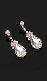 CRYSTAL DROP RHINESTONE EARRINGS