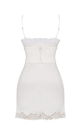 IVORY SATIN SLIP DRESS