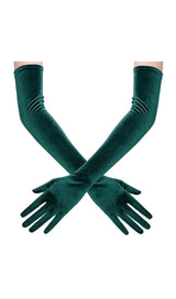 GREEN VELVET GLOVES