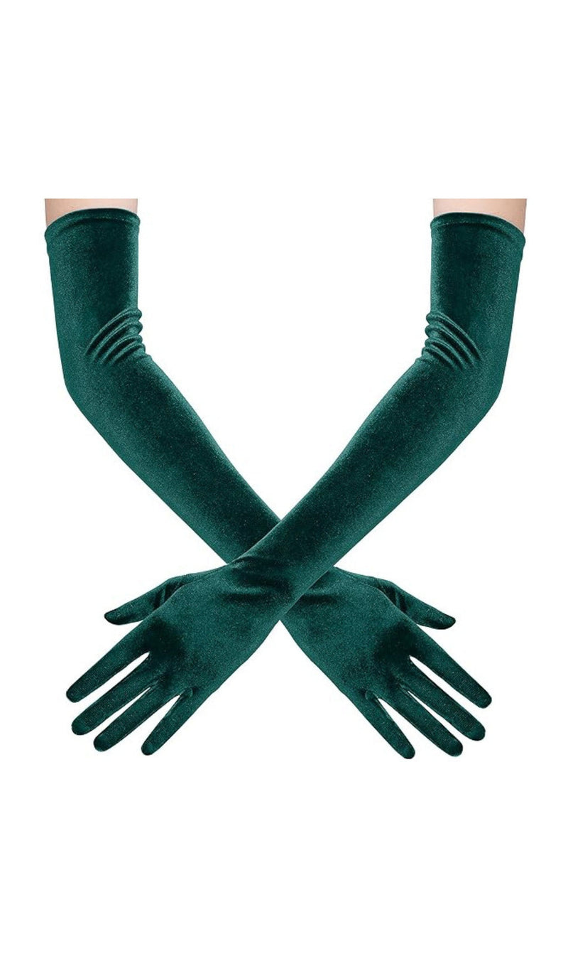 GREEN VELVET GLOVES