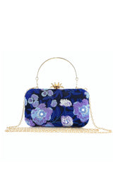 EMBROIDERED BEADING CLUTCH