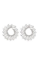 ADELINE SPIRAL EARRINGS IN SILVER