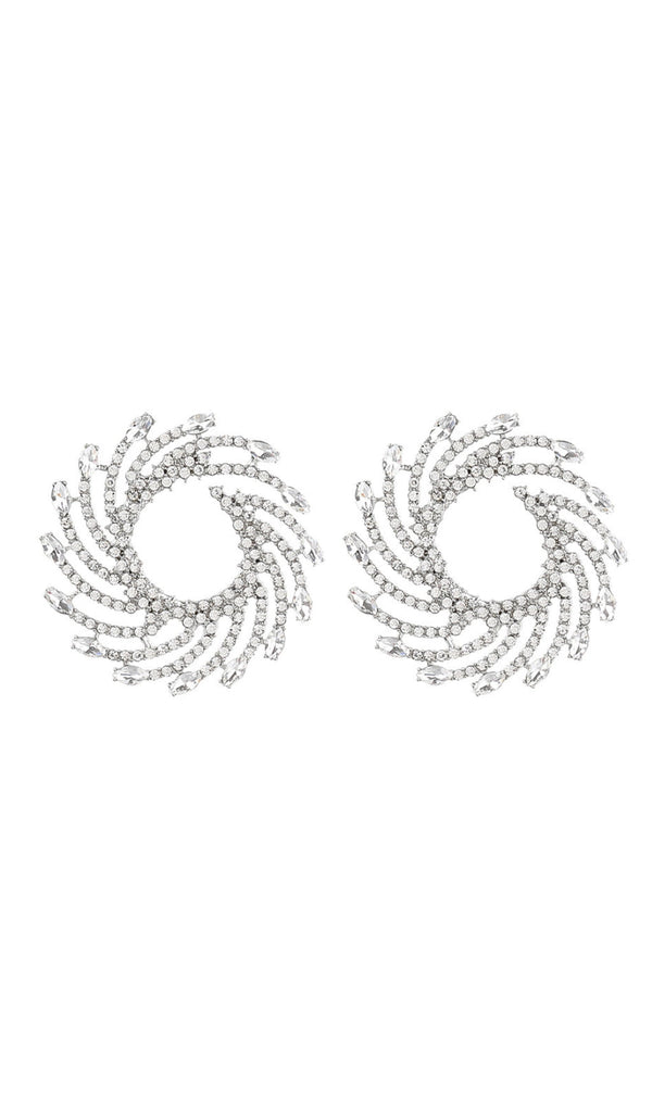 ADELINE SPIRAL EARRINGS IN SILVER