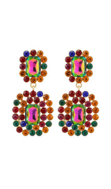 LAYNE RHINESTONE GEM DROP EARRINGS