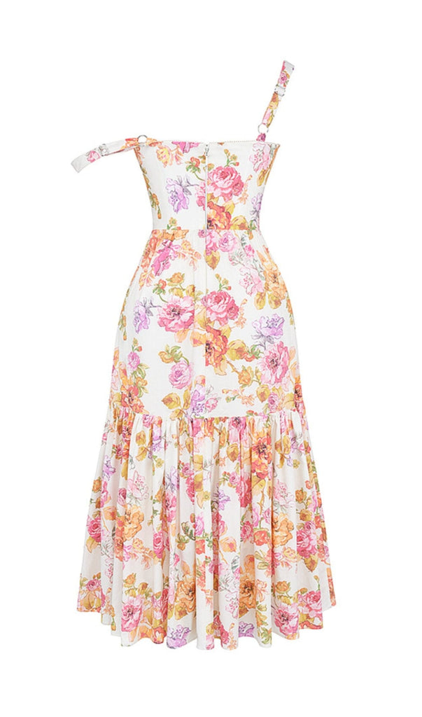 IVORY FLORAL MIDI SUNDRESS styleofcb 