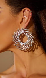 ADELINE SPIRAL EARRINGS IN SILVER