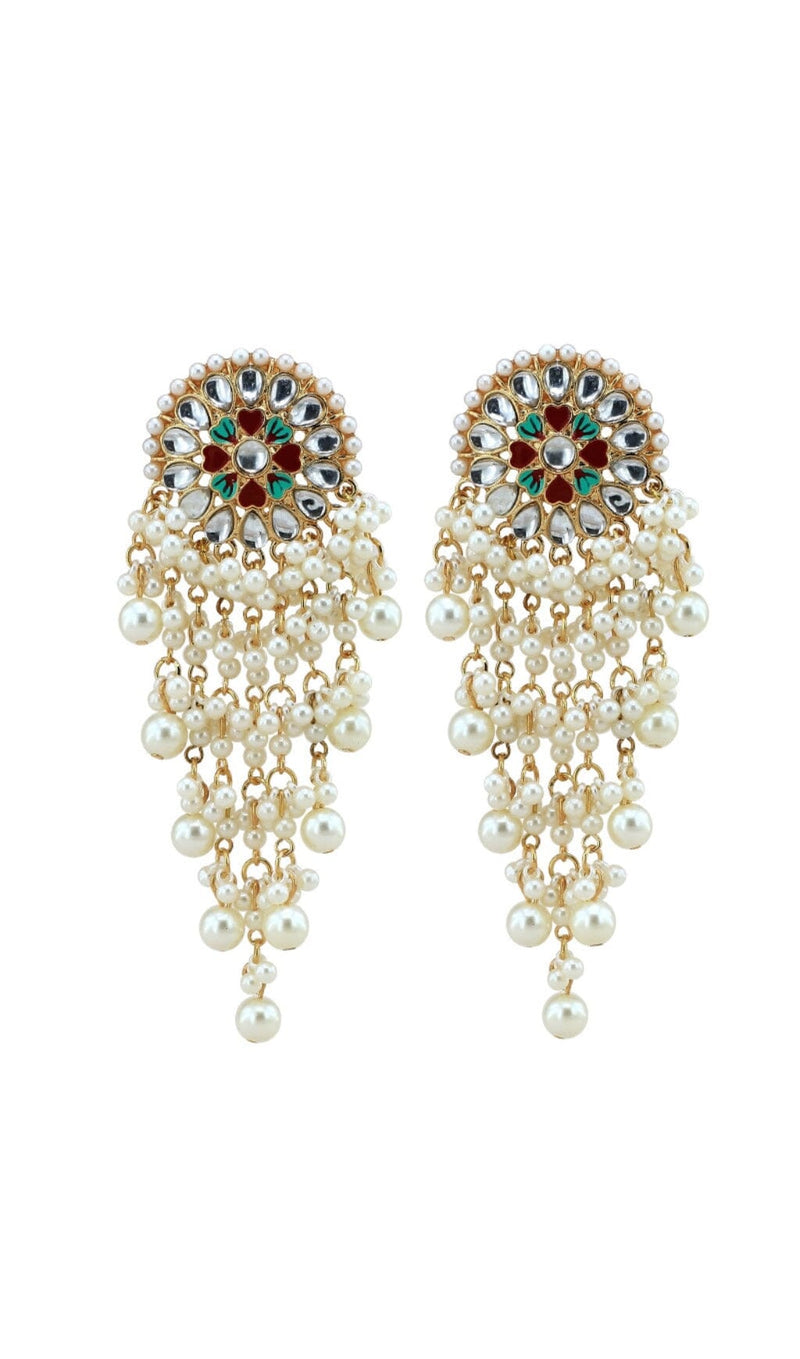 PEARL FRINGE EARRINGS Earrings styleofcb 