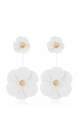 BOHEMIAN ALLOY FLOWER LONG EARRINGS