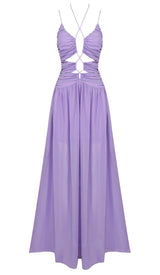 CUTOUT TULLE MAXI DRESS IN LIGHT PURPLE DRESS styleofcb 