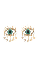 Devil's Eye Tassel Earrings styleofcb #2 