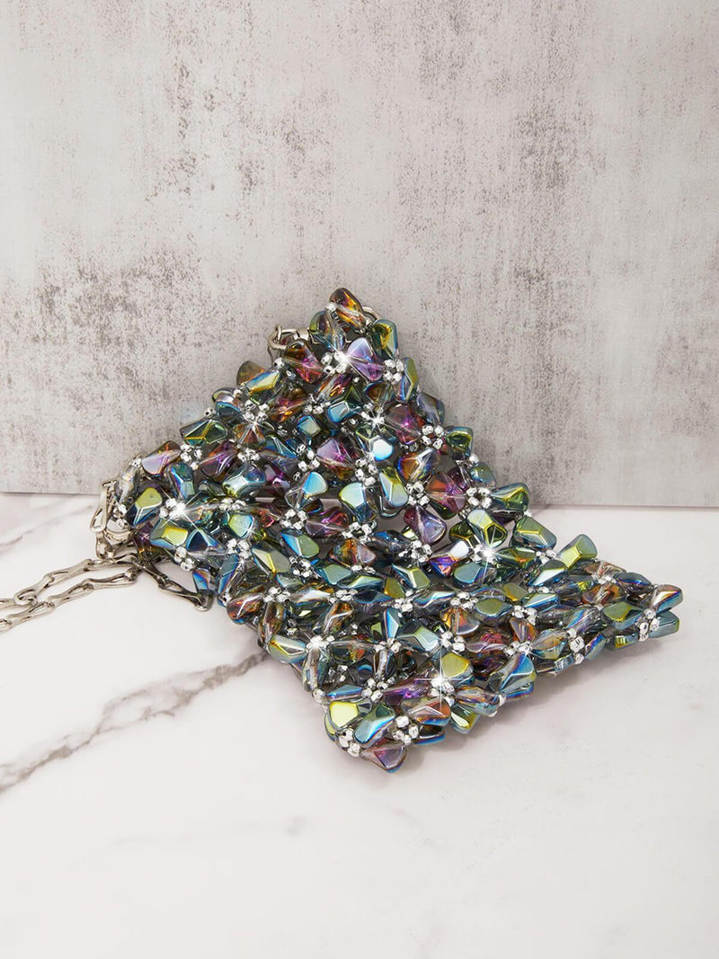 ERICA MULTI CRYSTAL CUTOUT BAG