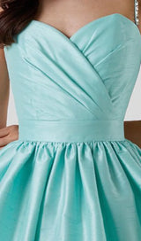 DIAMOND SUSPENDER DRESS IN MINT GREEN