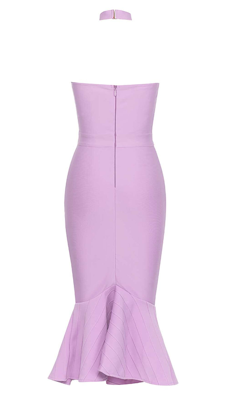 MERMAID CORSET MIDI DRESS IN PURPLE DRESS STYLE OF CB 