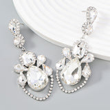 ISADOR GEM DROP EARRINGS IN WHITE