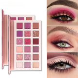 MATTE EASY COLOR PEARL 18 COLOR PINK EYESHADOW